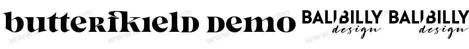 Butterfield Demo字体转换